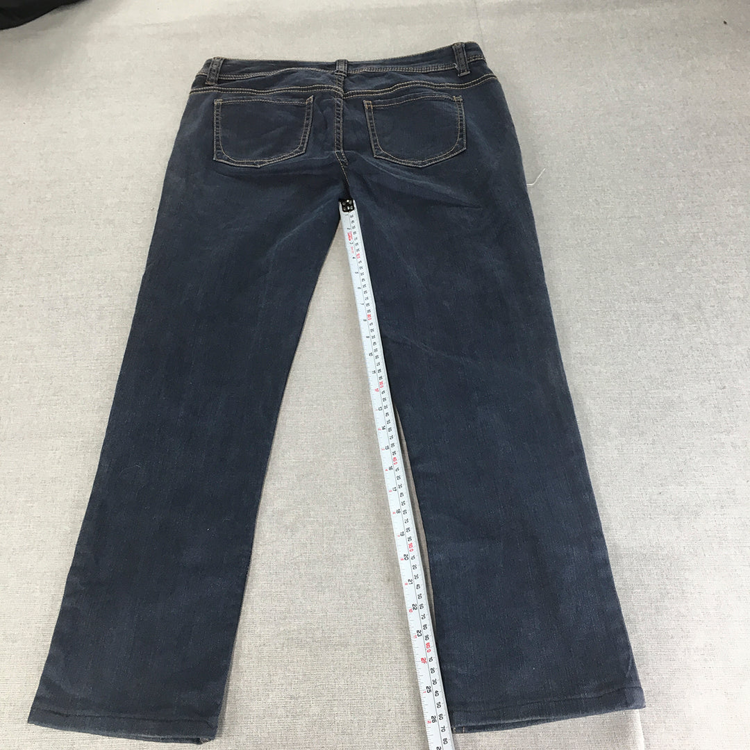 Colorado Womens Skinny Jeans Size 12 (W32) Blue Dark Wash Stretch Denim