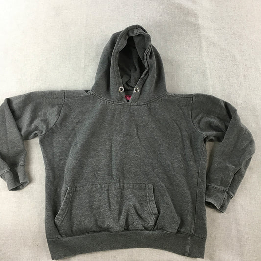 Boohoo Womens Hoodie Sweater Size 12 Grey Pullover Jumper