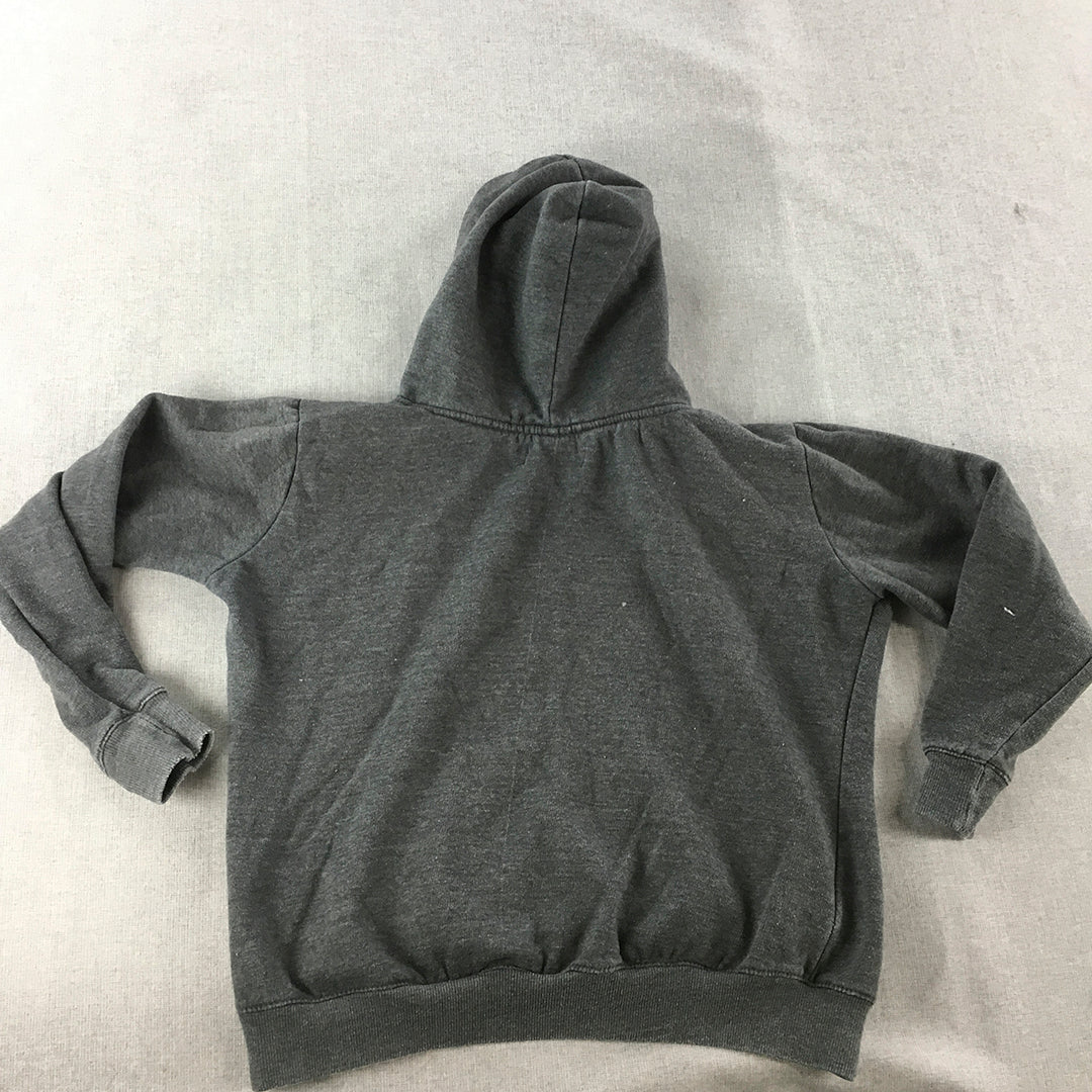 Boohoo Womens Hoodie Sweater Size 12 Grey Pullover Jumper