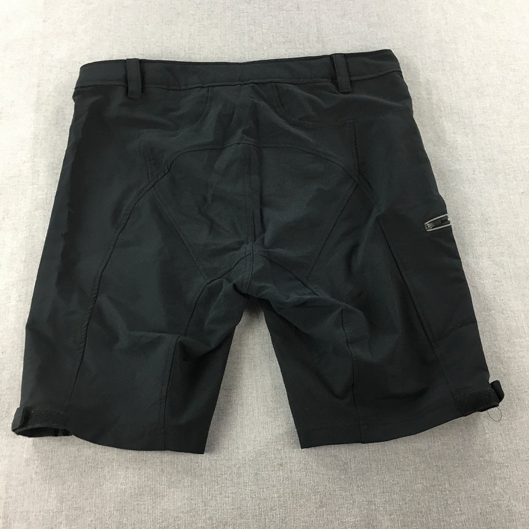 Inoc Mens Cycling Shorts Size L Black Bike Riding