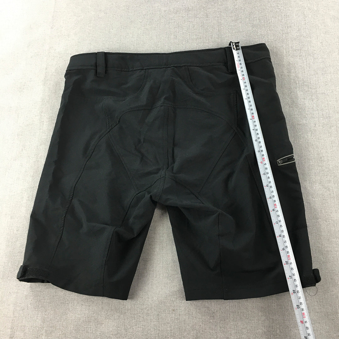 Inoc Mens Cycling Shorts Size L Black Bike Riding