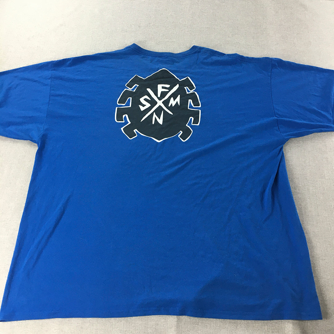 Spider-Man Lootgaming Mens T-Shirt Size 3XL Blue Marvel Short Sleeve