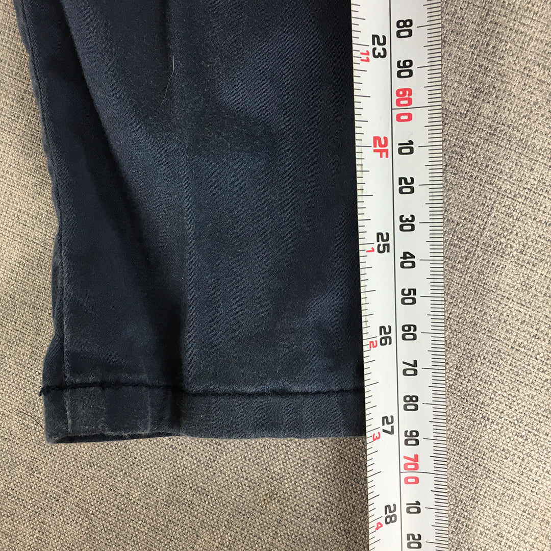 Bardot Junior Kids Boys Chino Pants Size 6 Blue Pockets