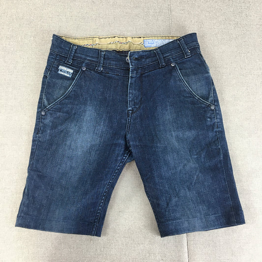 Twills Denim Womens Shorts Size 28 Blue Pockets Jorts