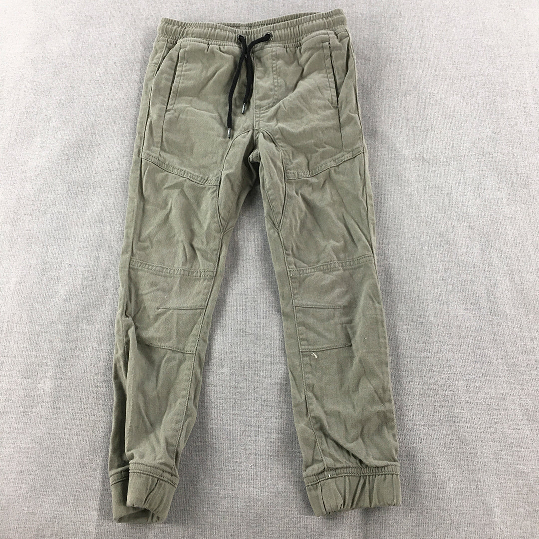 Bad Boy Kids Boys Jogger Pants Size 6 Drawstring Elastic Waist Pockets Grey