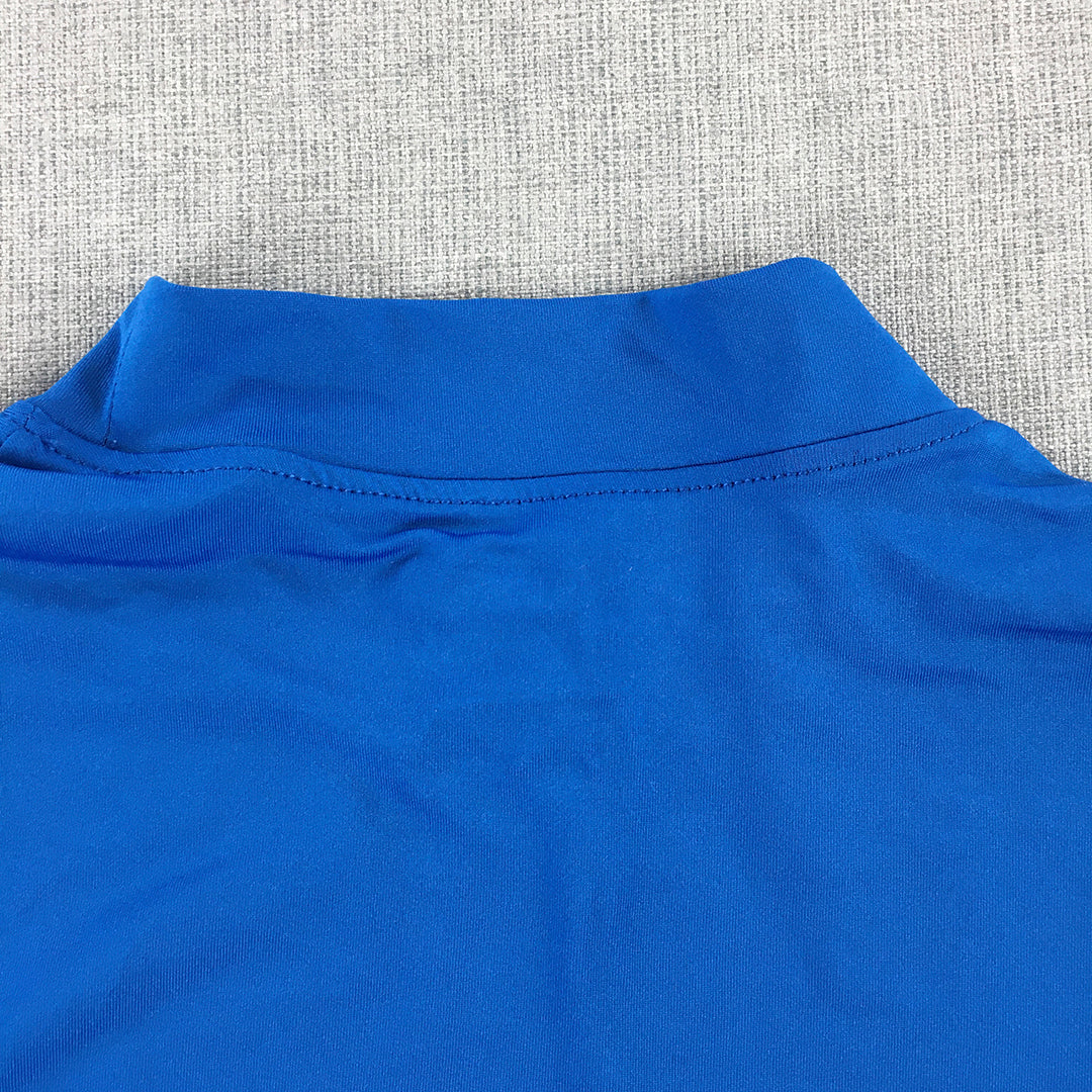 Patrick Womens Thermal Shirt Size XXS Blue Long Sleeve Pullover Top