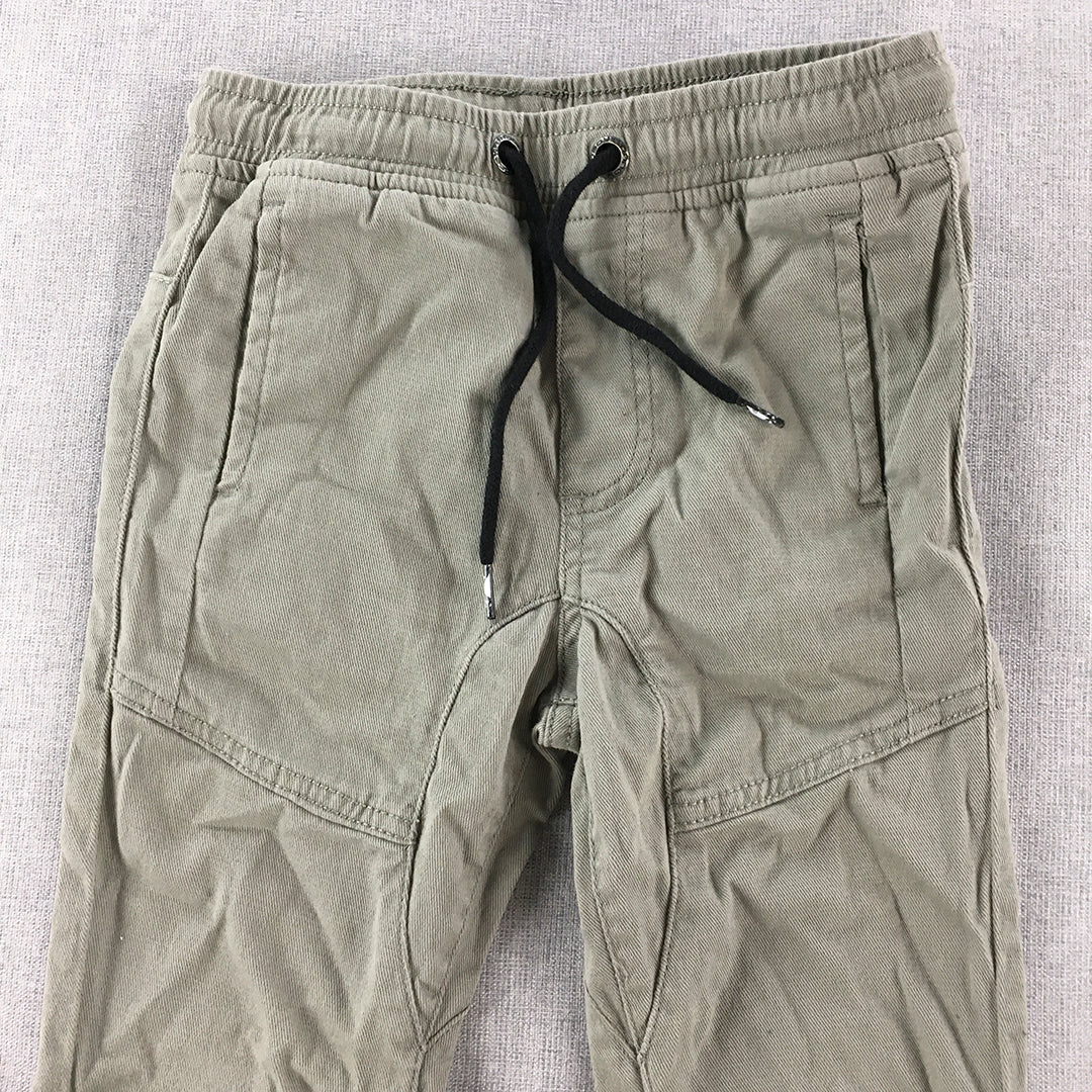 Bad Boy Kids Boys Jogger Pants Size 6 Drawstring Elastic Waist Pockets Grey