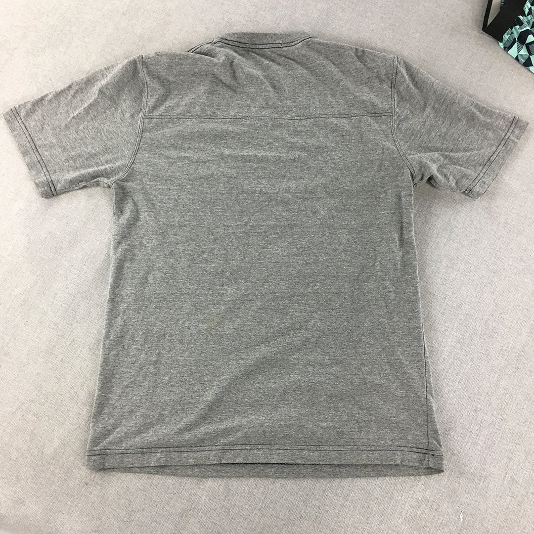 Penshoppe Mens T-Shirt Size S Grey Crew Neck Short Sleeve Tee