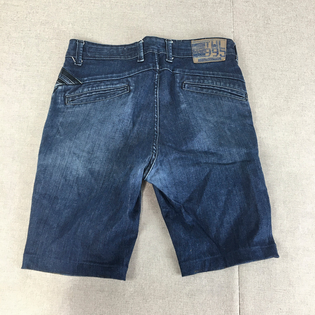 Twills Denim Womens Shorts Size 28 Blue Pockets Jorts