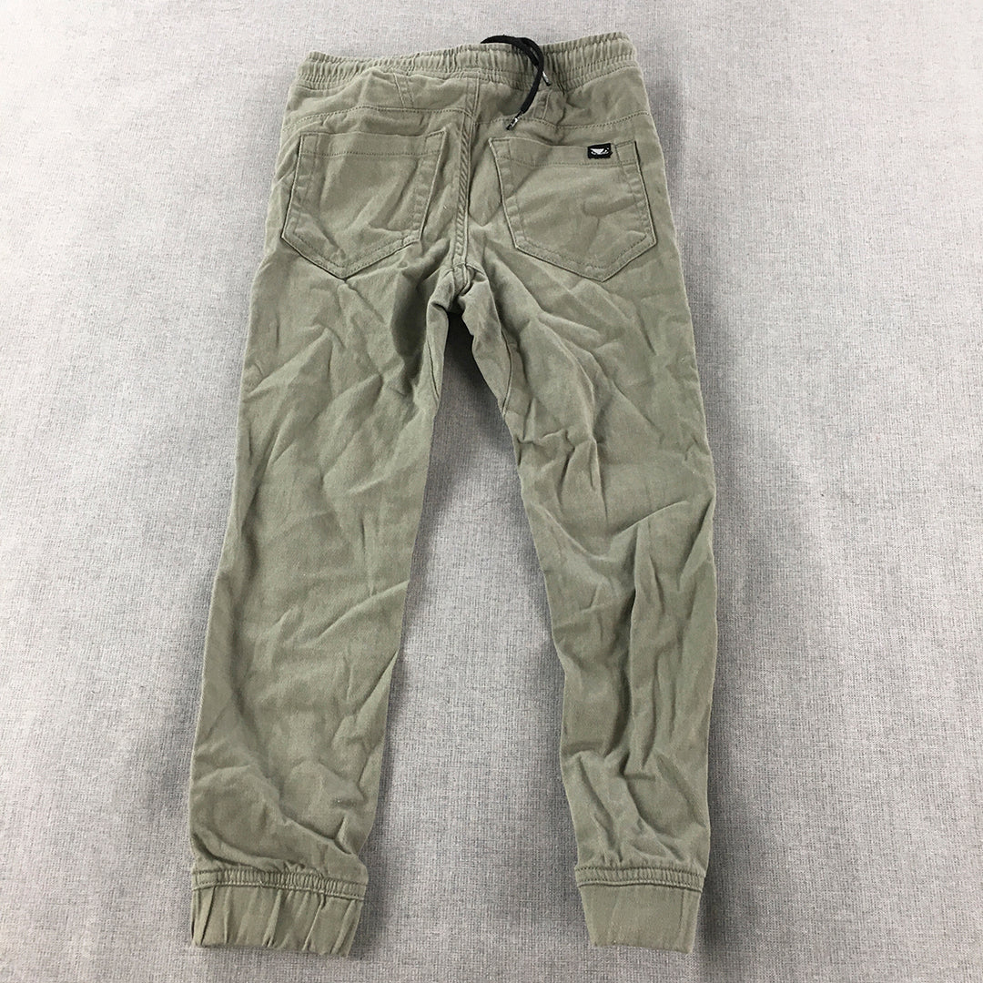 Bad Boy Kids Boys Jogger Pants Size 6 Drawstring Elastic Waist Pockets Grey