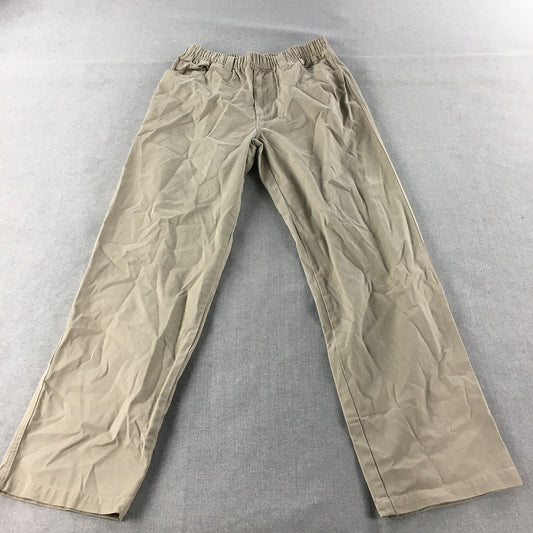 Wild Country Mens Pants Size S Brown Pockets Elastic Waist Outdoor Hiking