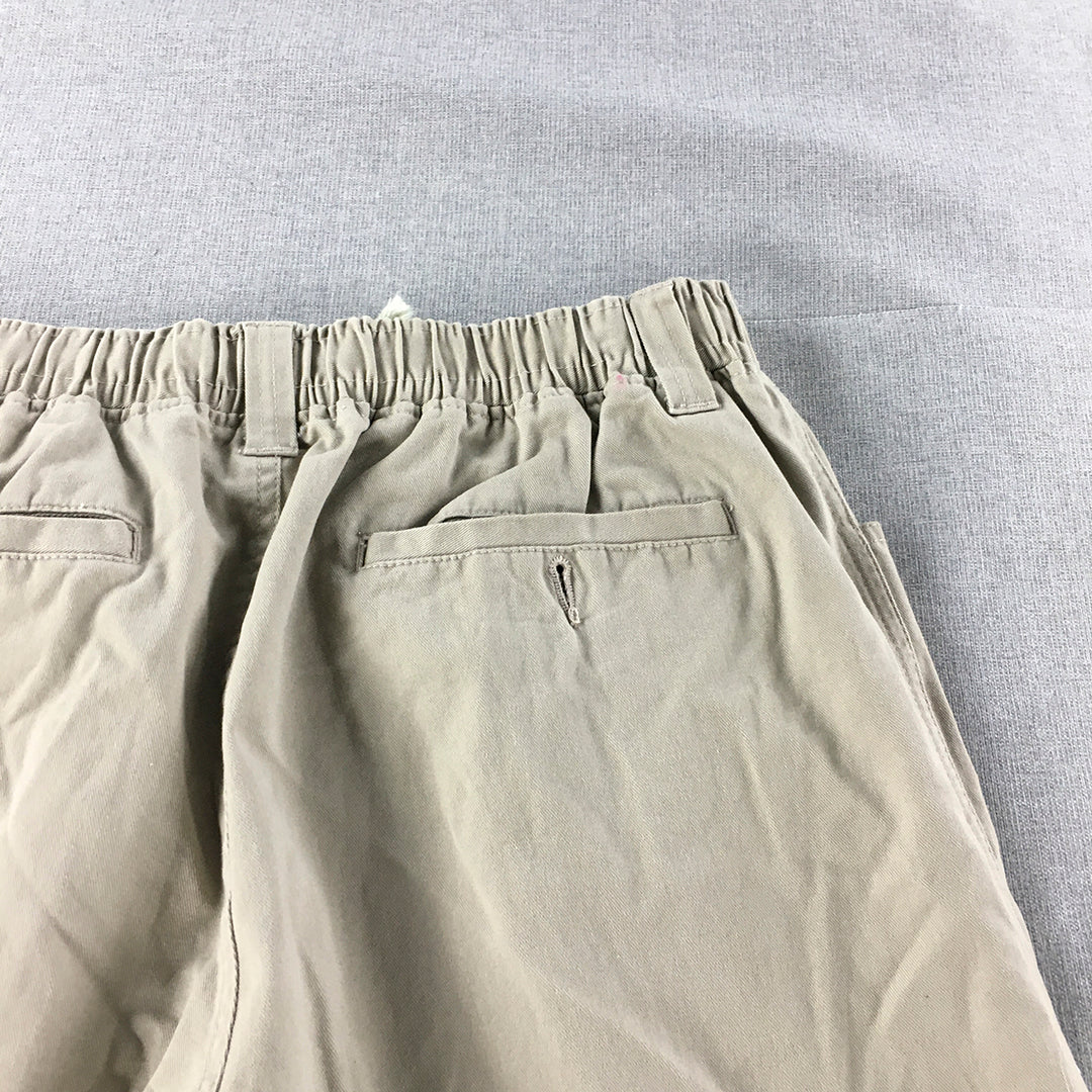 Wild Country Mens Pants Size S Brown Pockets Elastic Waist Outdoor Hiking