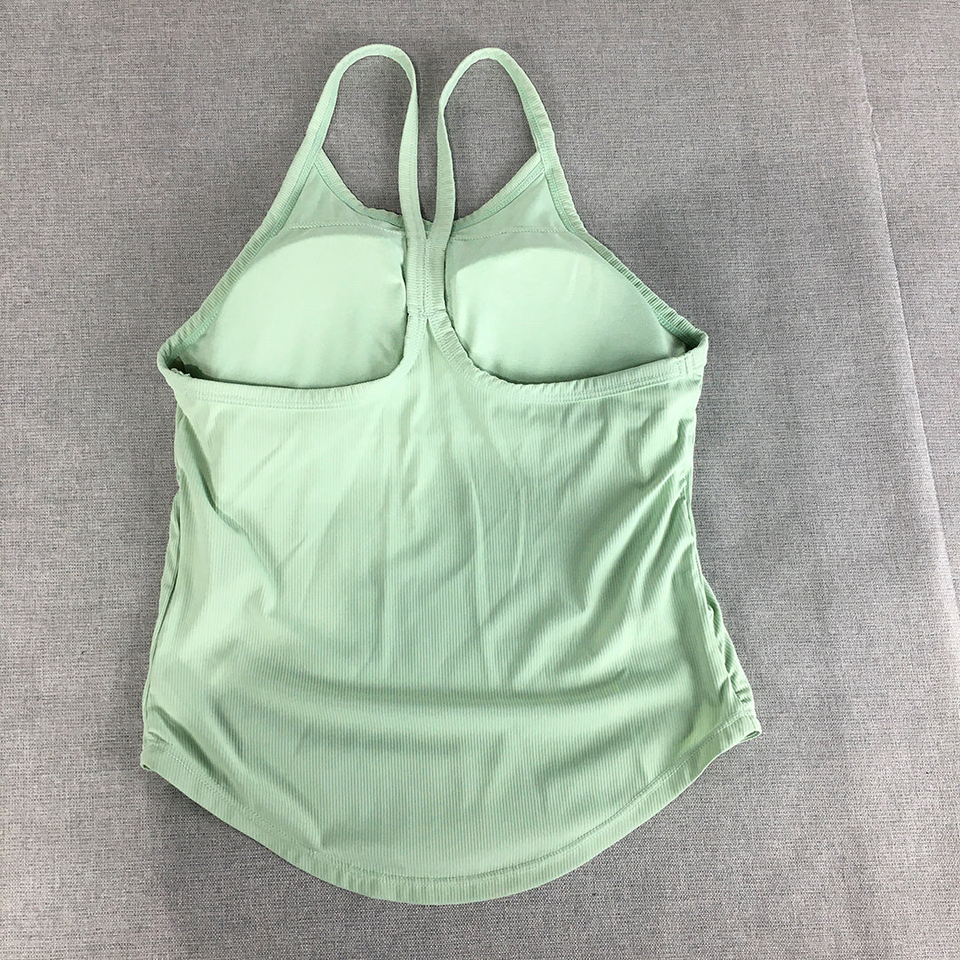 Echt Womens Top Size XS Green Logo Sleeveless Singlet Shirt