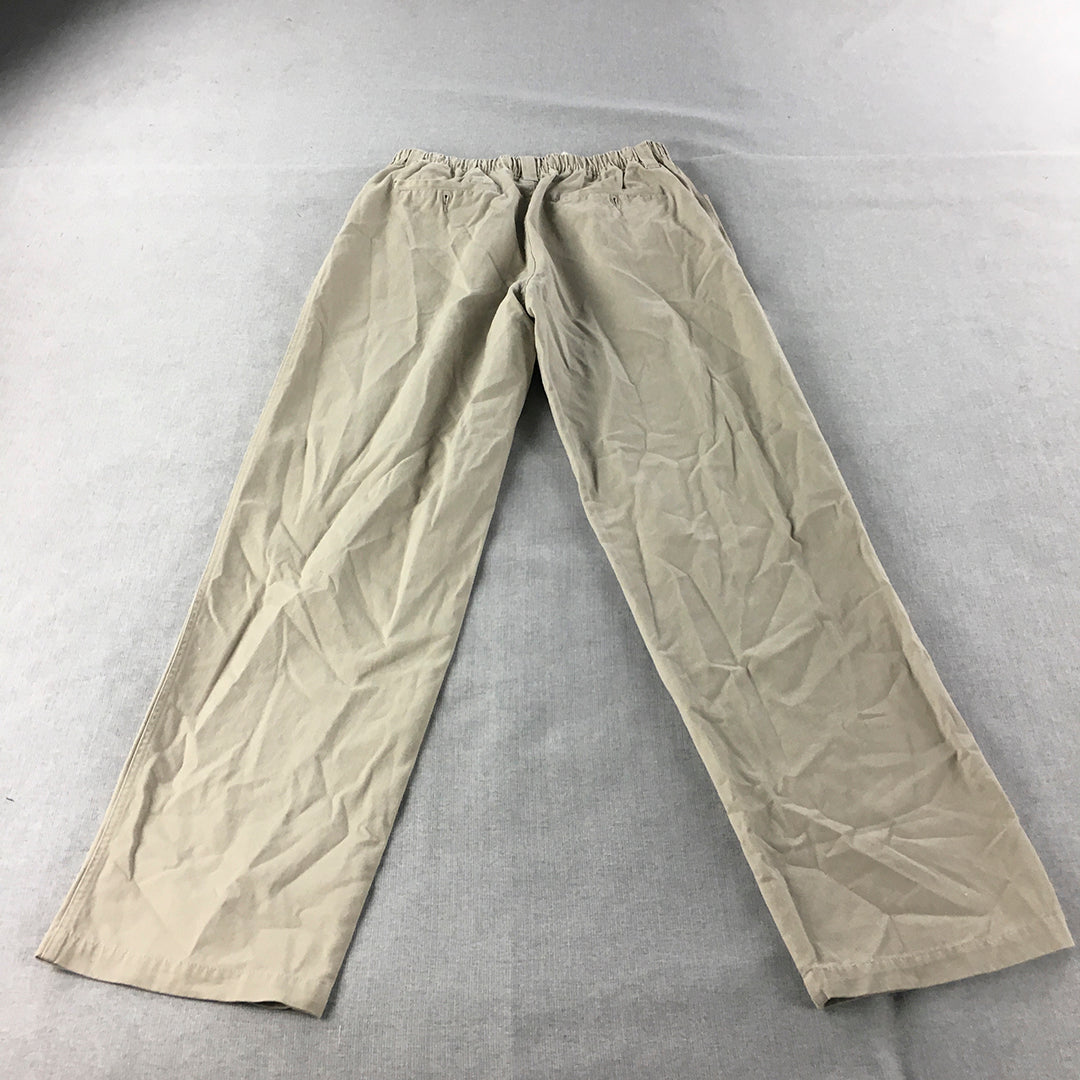 Wild Country Mens Pants Size S Brown Pockets Elastic Waist Outdoor Hiking