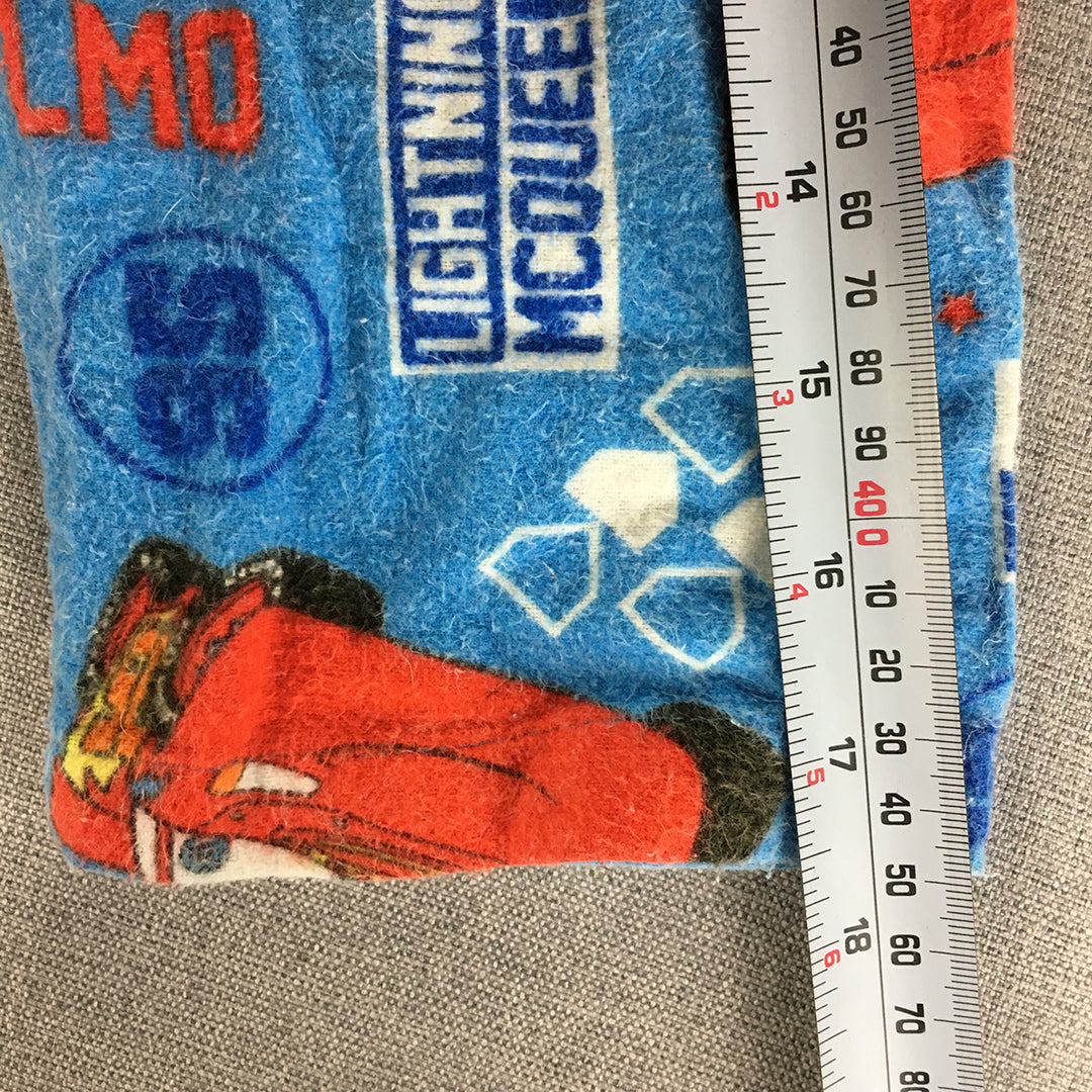 Disney Cars Kids Pajama Pants Size 2 Toddler Blue Elastic Waist