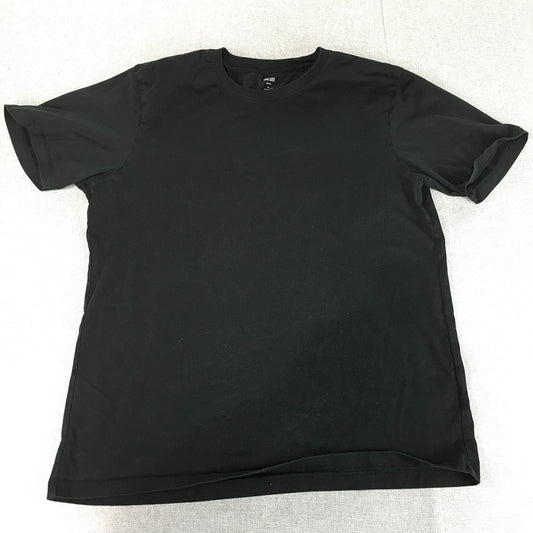 Uniqlo Mens T-Shirt Size M Black Crew Neck Short Sleeve Tee