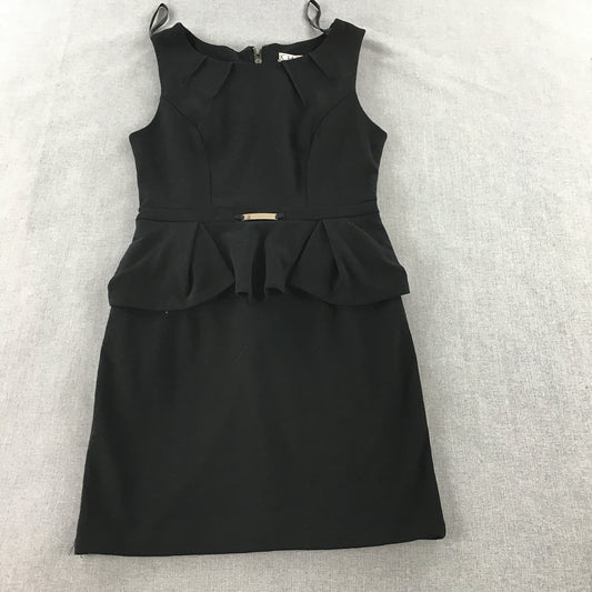 Chase Womens Pencil Dress Size S Black Sleeveless Mini