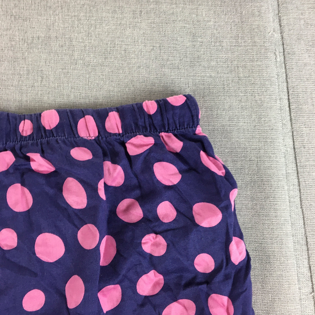 Peter Alexander Womens Sleep Shorts Size S Purple Pink Polka Dot Pajama