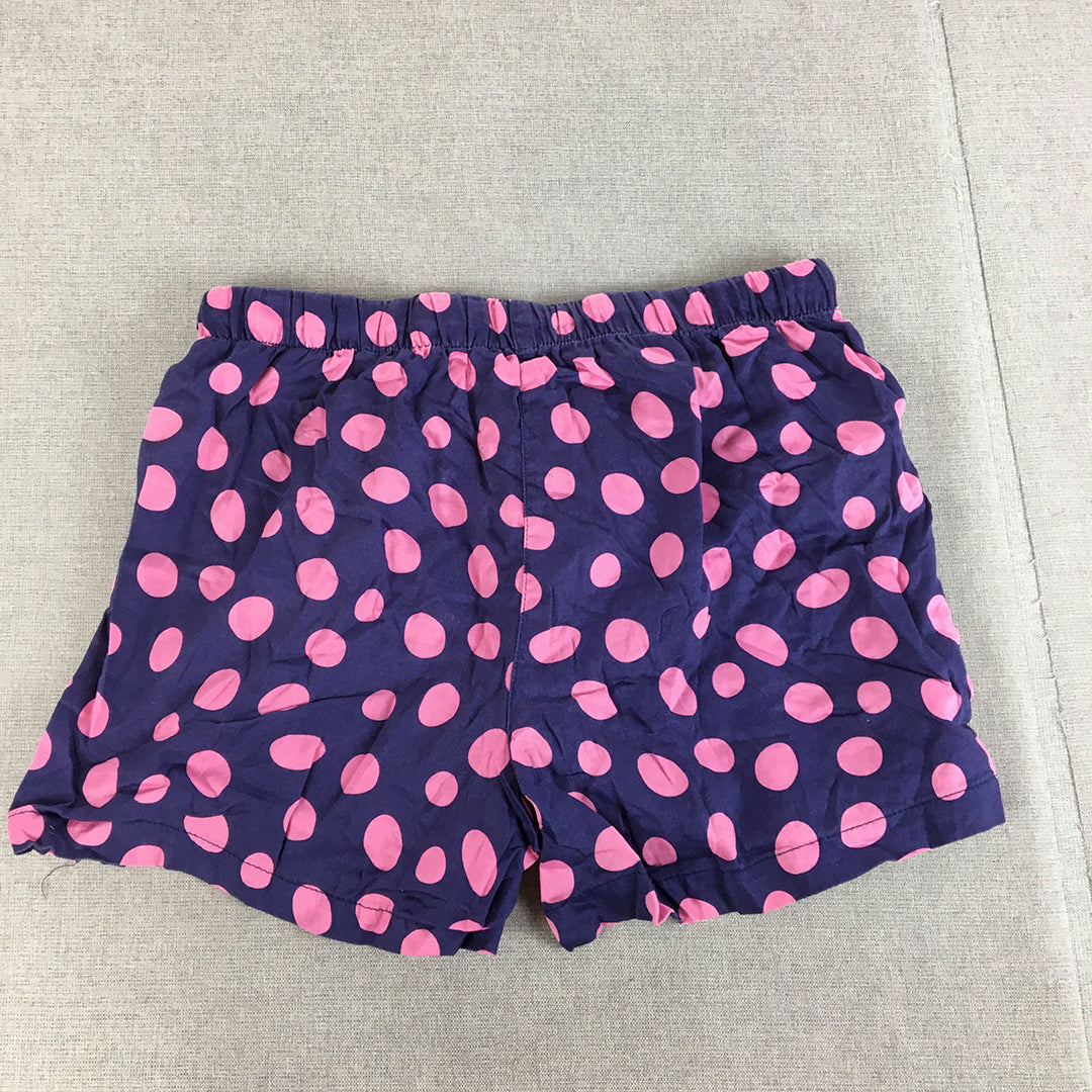 Peter Alexander Womens Sleep Shorts Size S Purple Pink Polka Dot Pajama