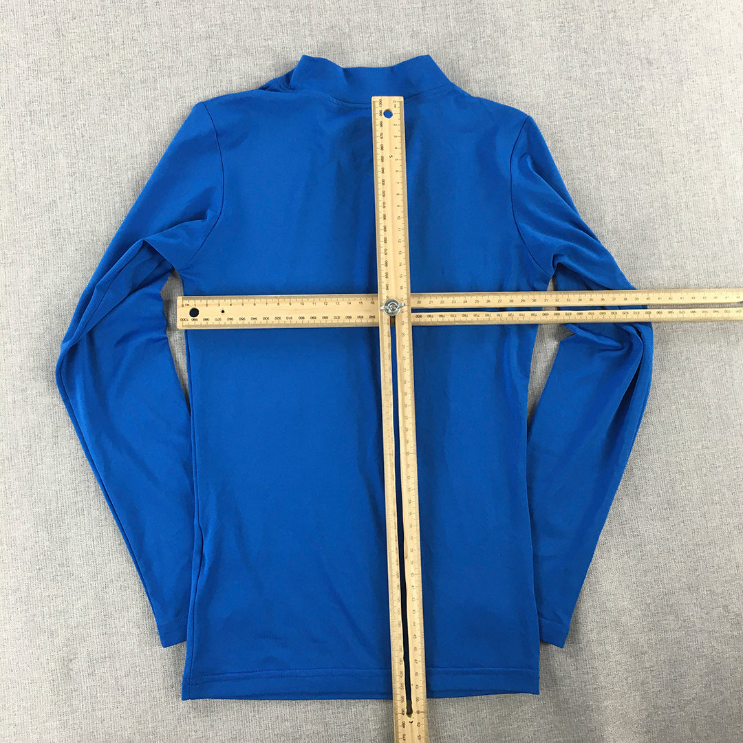 Patrick Womens Thermal Shirt Size XXS Blue Long Sleeve Pullover Top