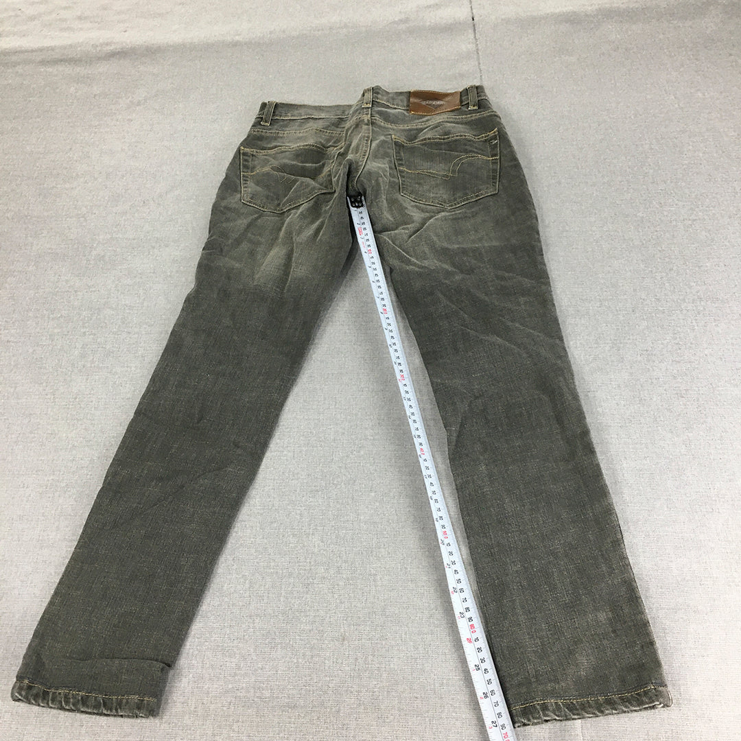 Lee Cooper Womens Skinny Jeans Size 27 (W27 x L27) Light Wash Denim Grey