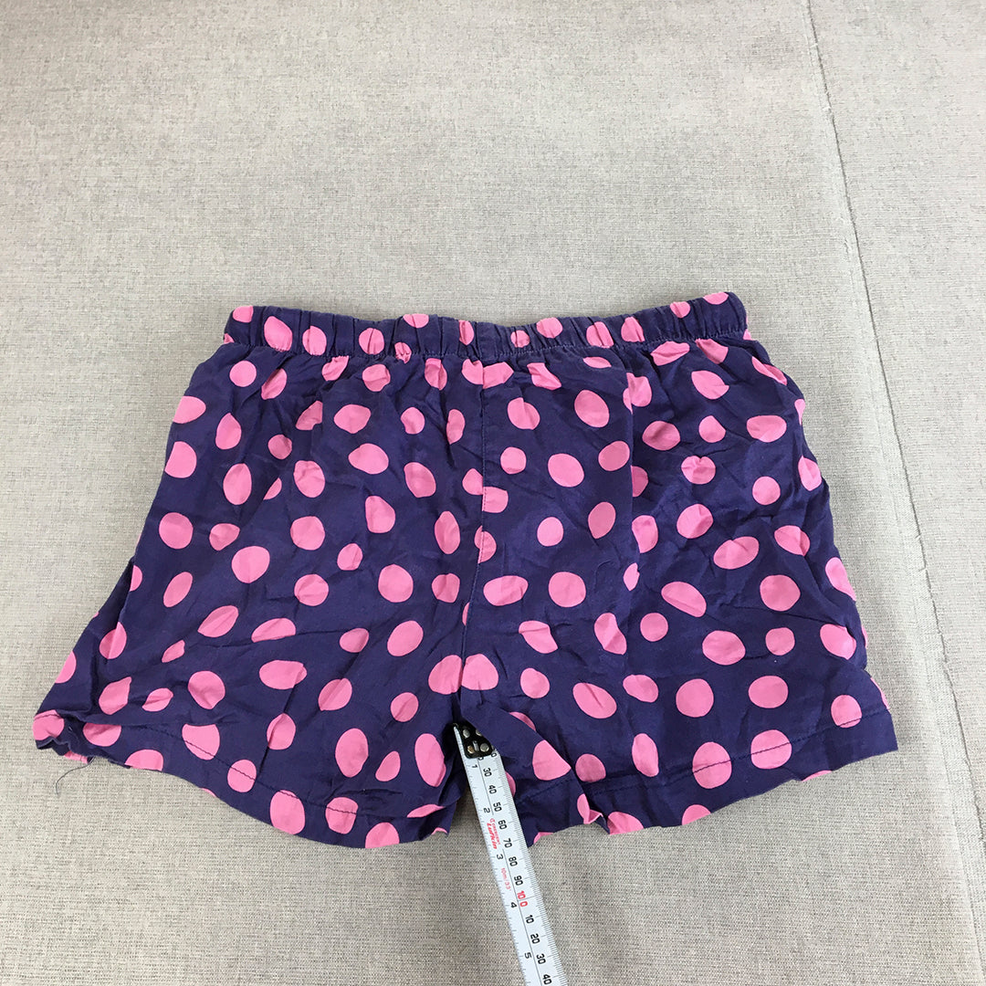 Peter Alexander Womens Sleep Shorts Size S Purple Pink Polka Dot Pajama