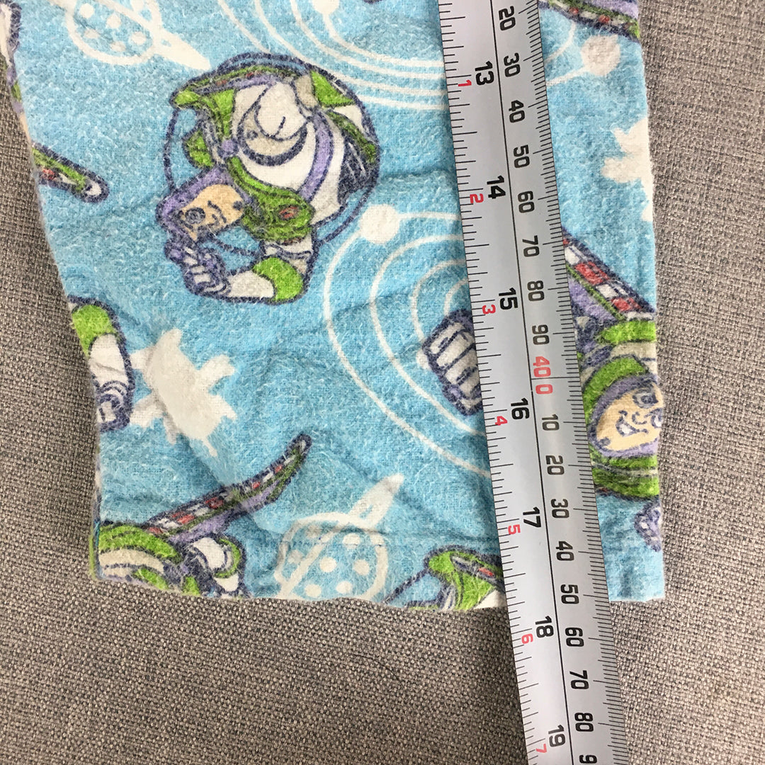 Disney Toy Story Pajama Pants Size 2 Toddler Blue Buzz Lightyear