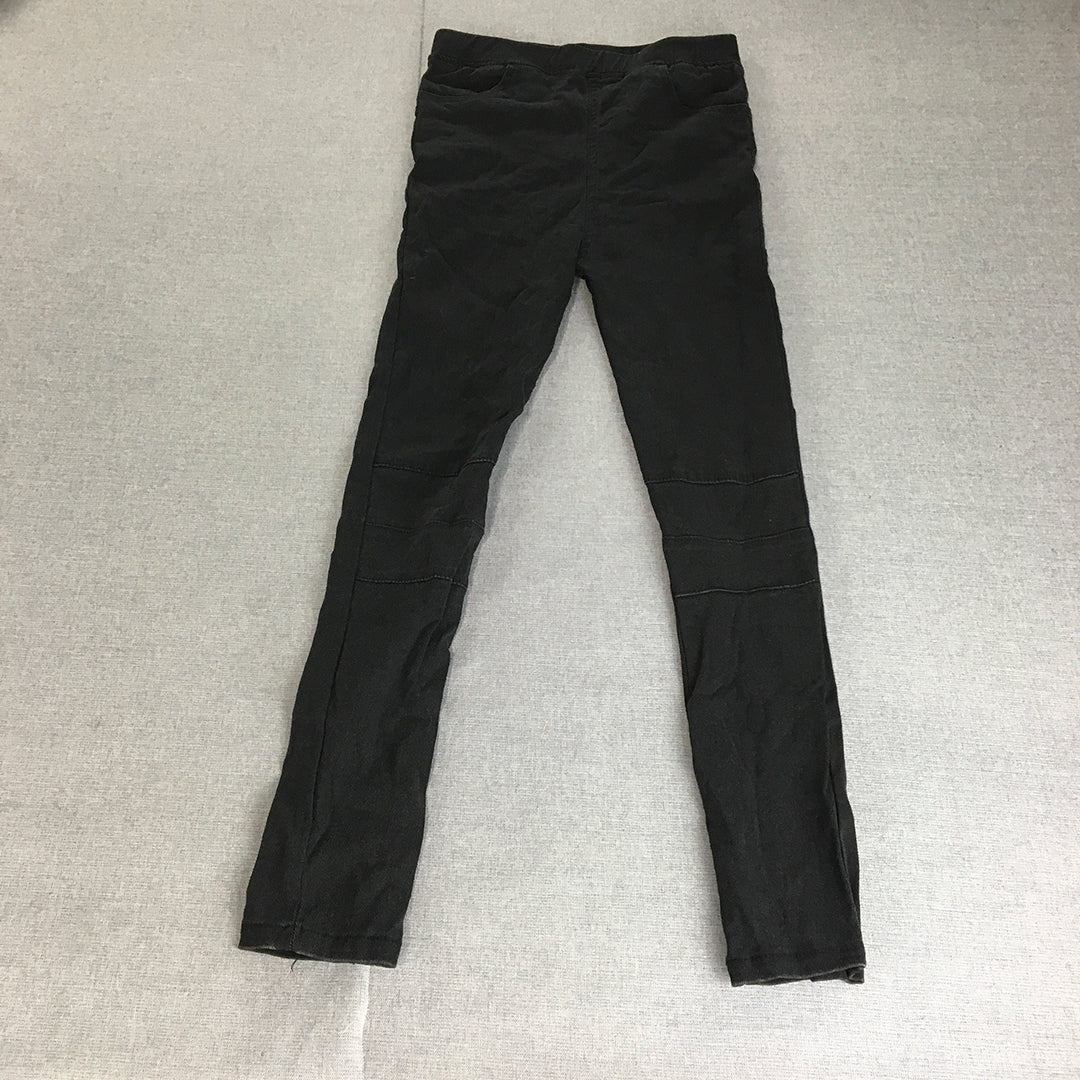 Bandits By Band Of Boys Kids Skinny Jeans Size 12 Black Stretch Denim