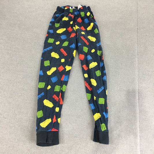 Lego Kids Boys Pants Size 7 Blue Elastic Waist