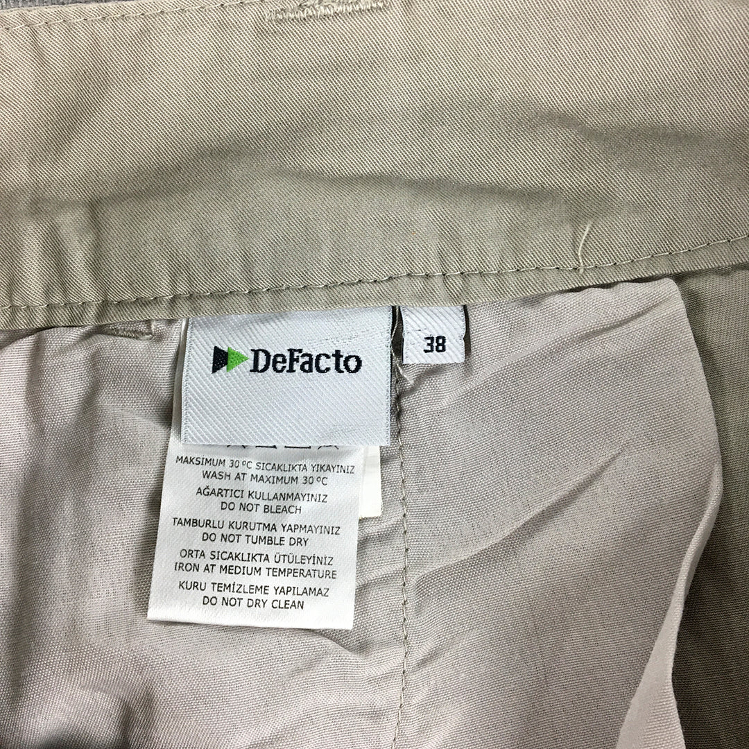 DeFacto Womens Bermuda Shorts Size 38EU (W32) Brown Pockets