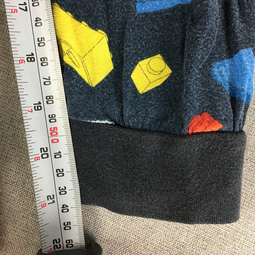 Lego Kids Boys Pants Size 7 Blue Elastic Waist