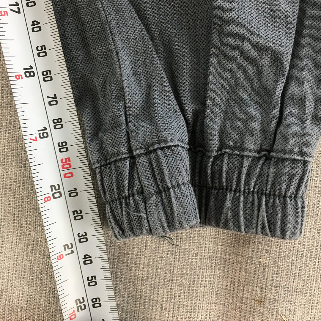 Hot Ocean Kids Boys Jogger Pants Size 10 Blue Utility Cargo Pockets Drawstring