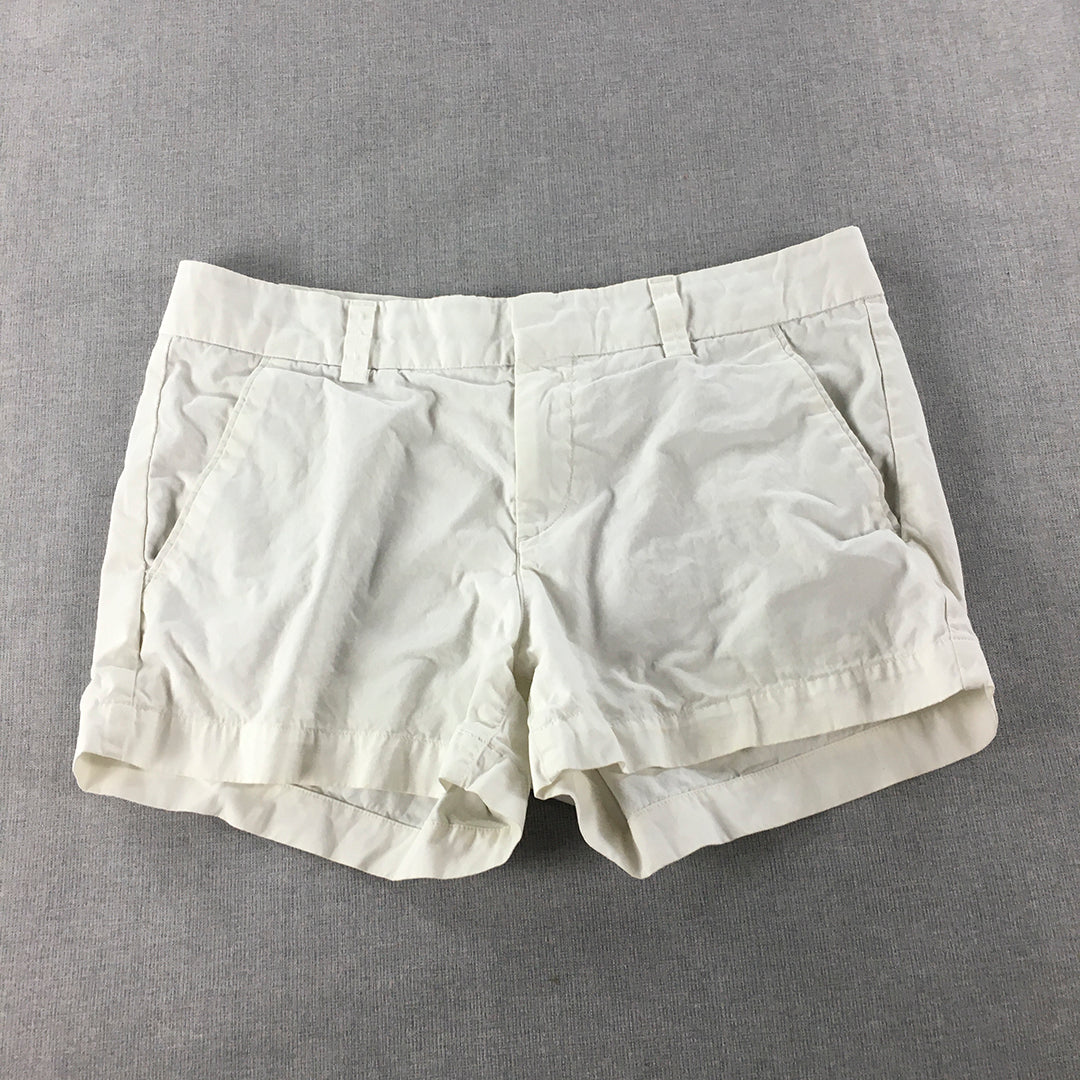 Uniqlo Womens Shorts Size 29 White Pockets