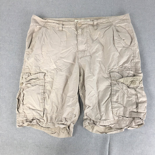 Sonoma Mens Cargo Shorts Size 36 Grey Utility Pockets Outdoor