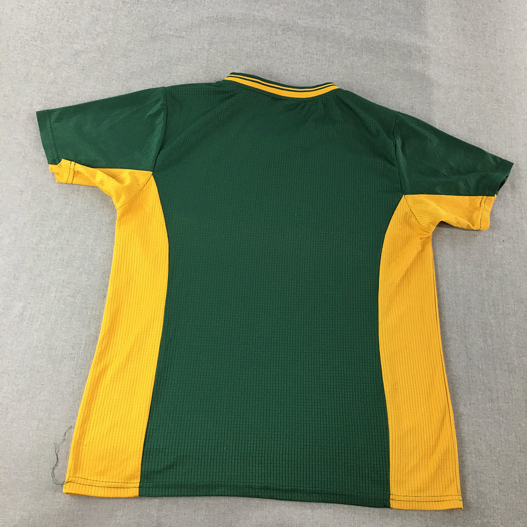 Australia Socceroos Jersey Mens Size M Green Football Soccer Shirt