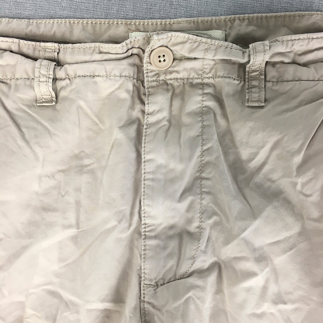 Sonoma Mens Cargo Shorts Size 36 Grey Utility Pockets Outdoor