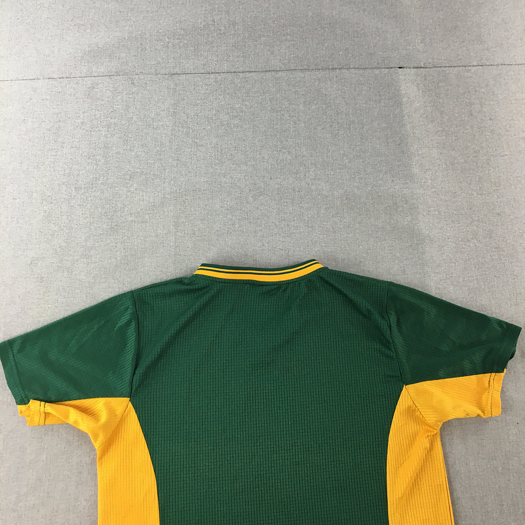 Australia Socceroos Jersey Mens Size M Green Football Soccer Shirt