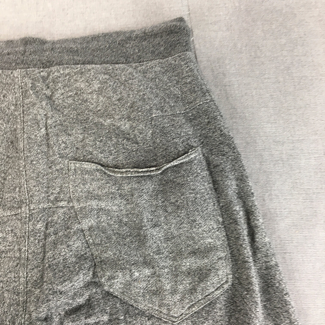 H&M Mens Shorts Size M Grey Drawstring Elastic Waist Pockets