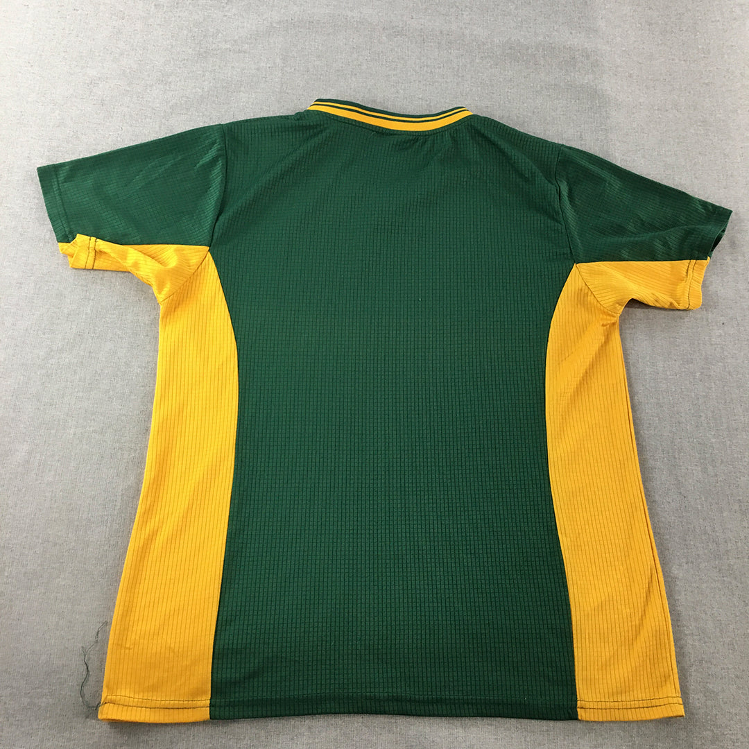 Australia Socceroos Jersey Mens Size M Green Football Soccer Shirt