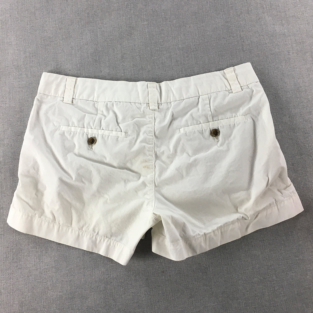 Uniqlo Womens Shorts Size 29 White Pockets