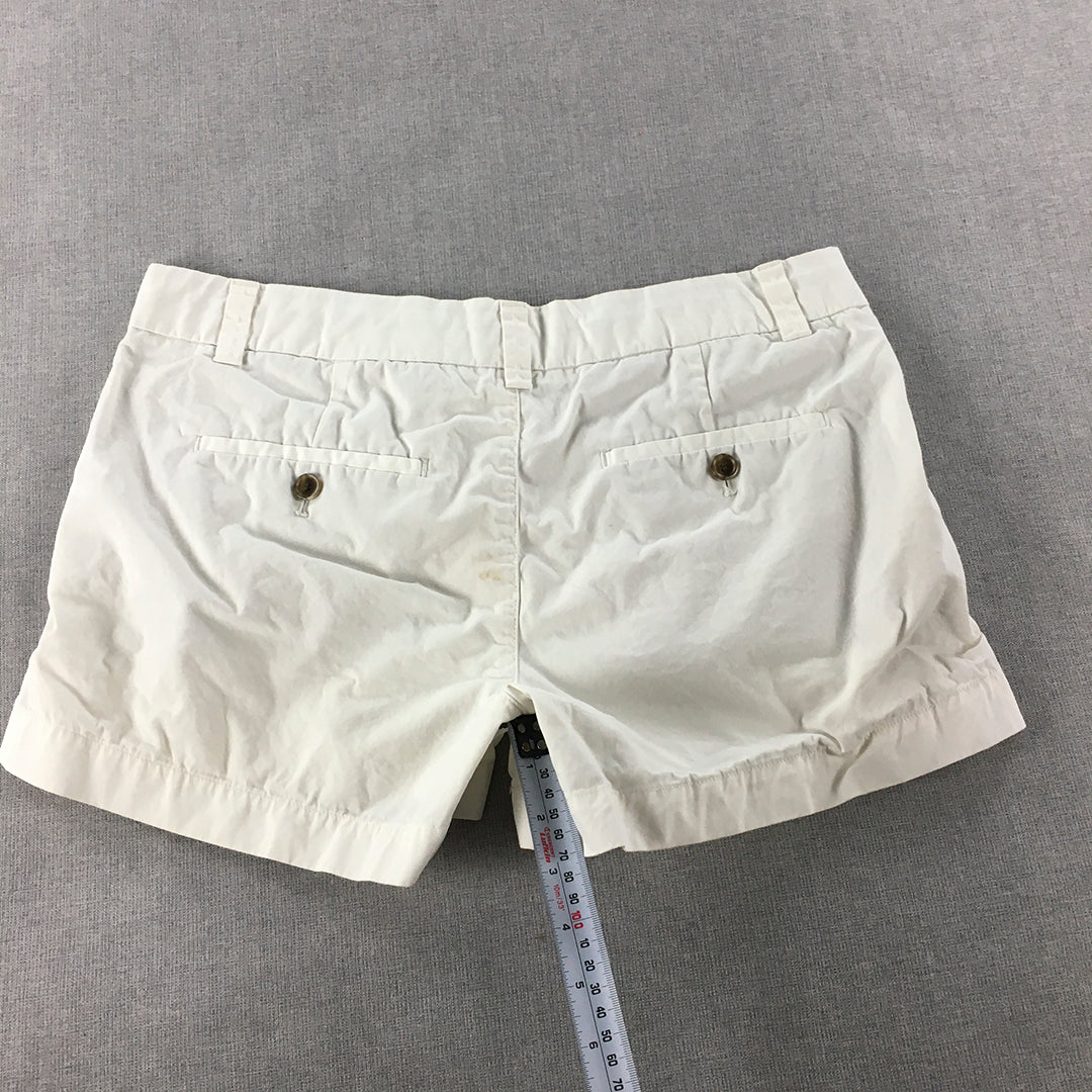 Uniqlo Womens Shorts Size 29 White Pockets