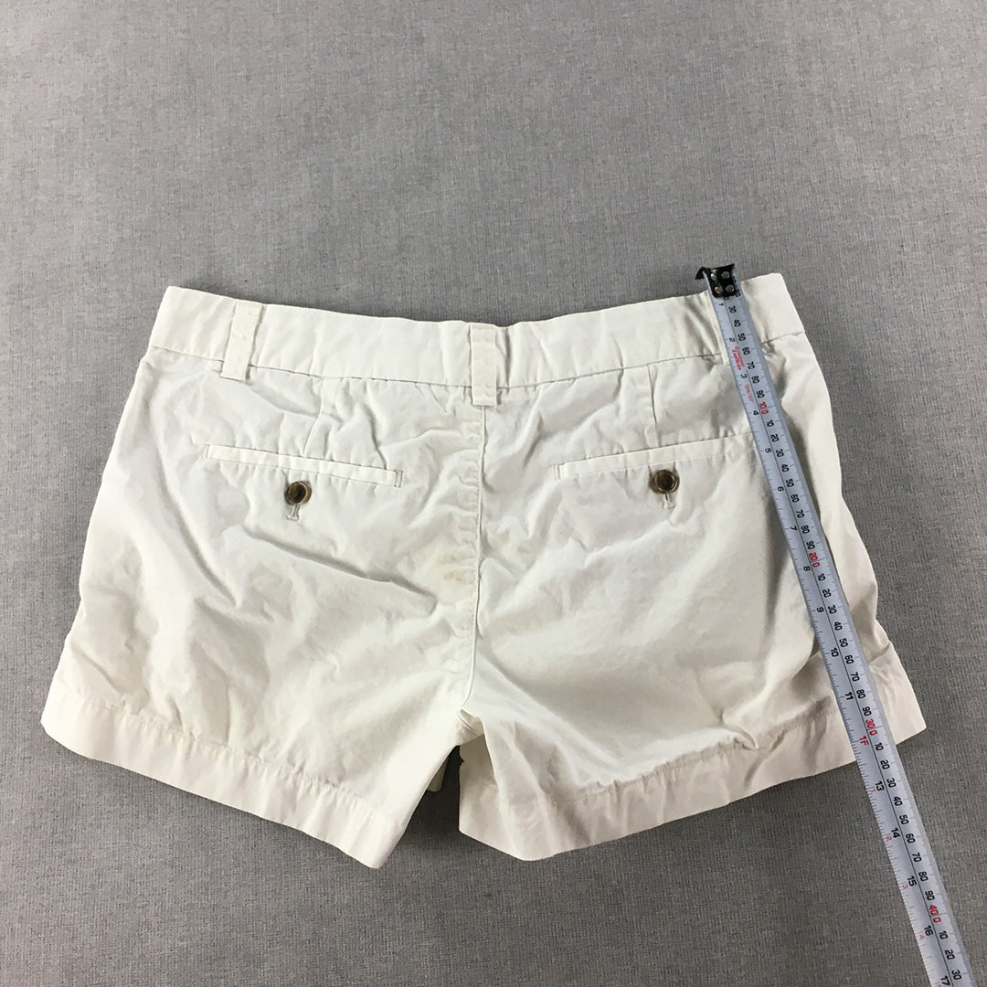 Uniqlo Womens Shorts Size 29 White Pockets