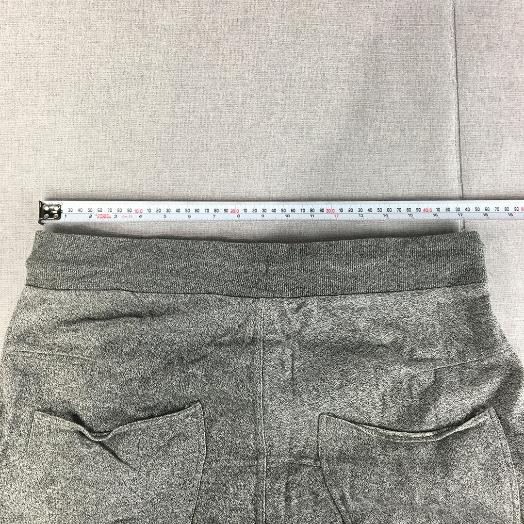 H&M Mens Shorts Size M Grey Drawstring Elastic Waist Pockets