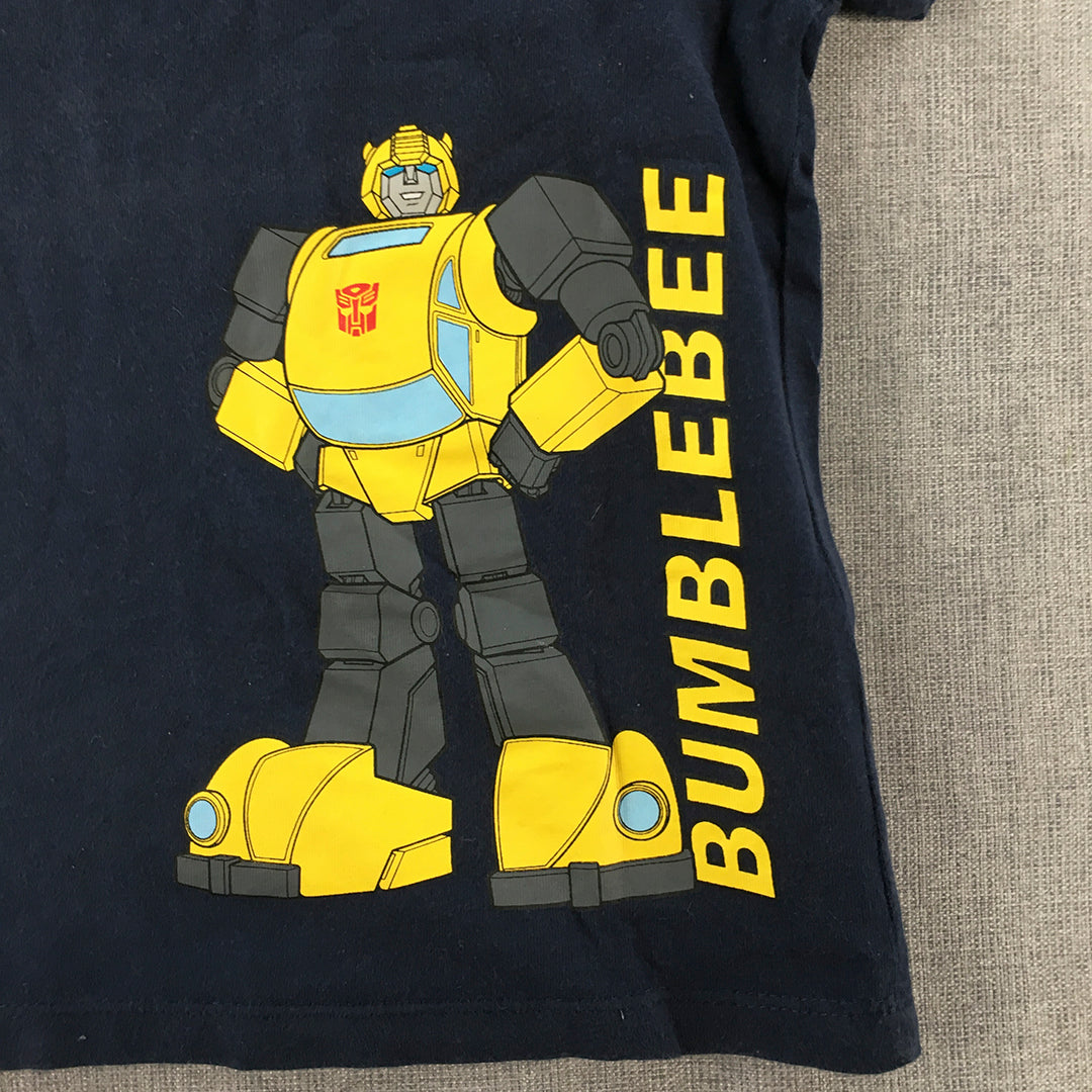 Transformers Bumblebee Kids Boys T-Shirt Size 3 - 4 Years Blue Top