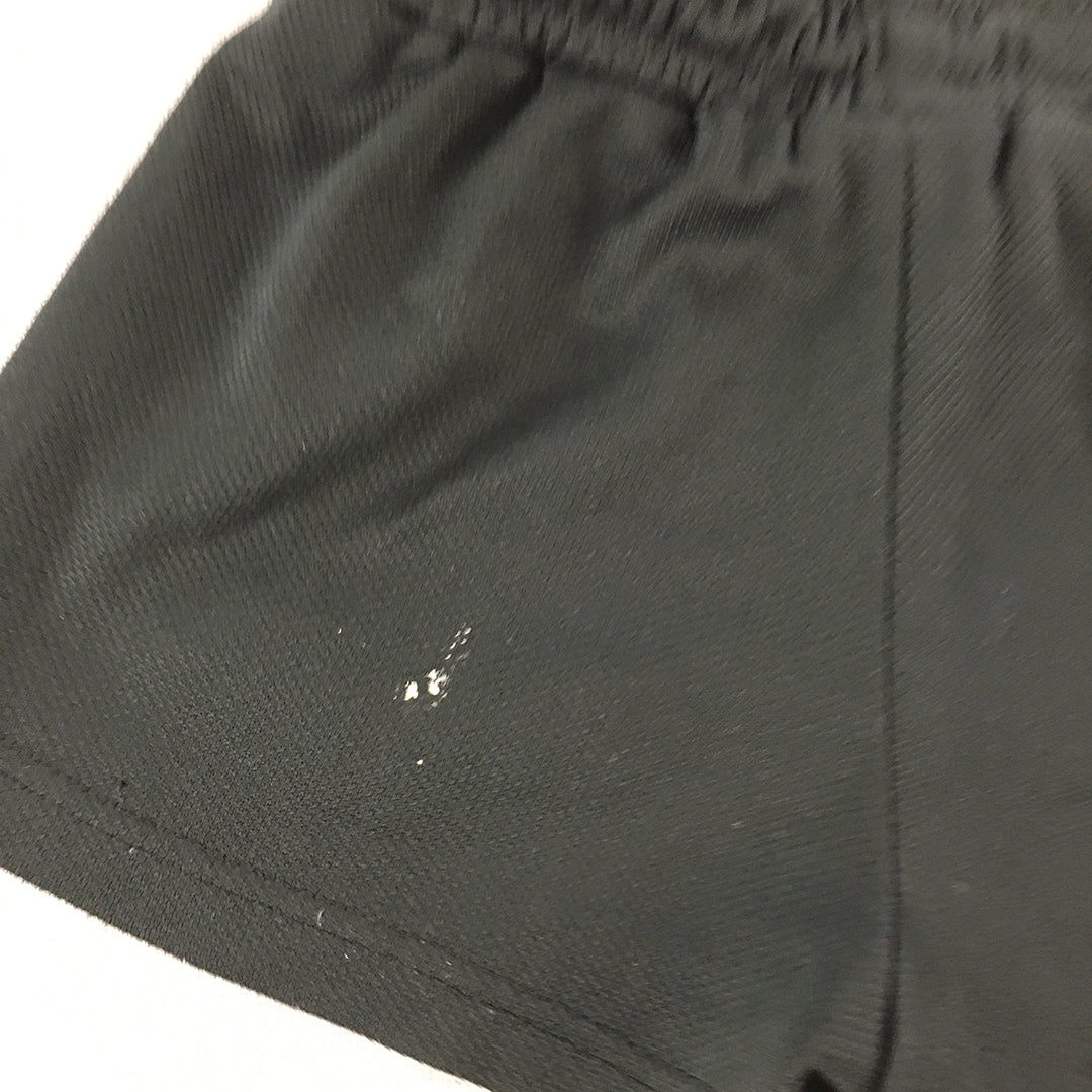 Ellesse Womens Shorts Size 6 Black Drawstring Logo Elastic Waist