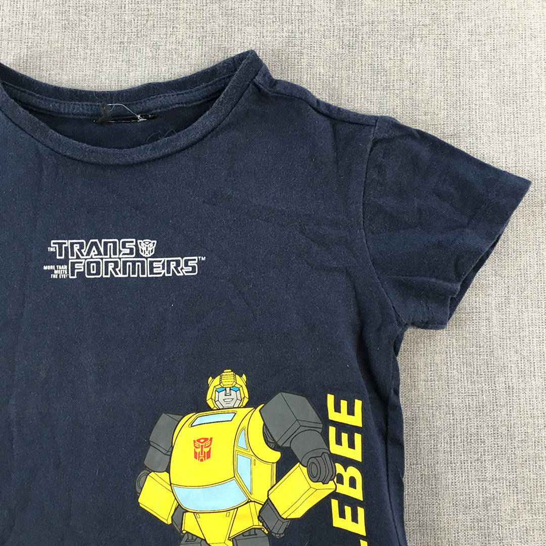 Transformers Bumblebee Kids Boys T-Shirt Size 3 - 4 Years Blue Top