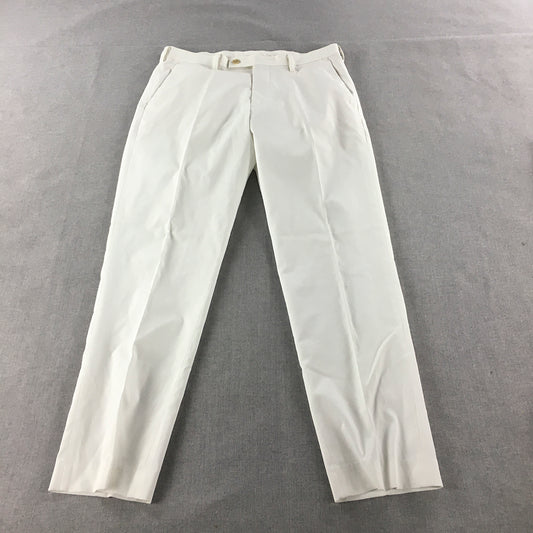 Uniqlo Mens Chino Pants Size 33 White Pockets