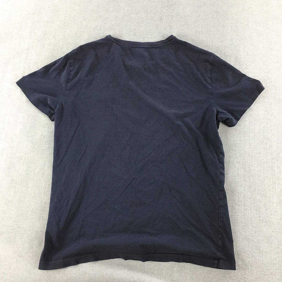 Polo Ralph Lauren Mens T-Shirt Size S Navy Blue Short Sleeve Crew Neck Top