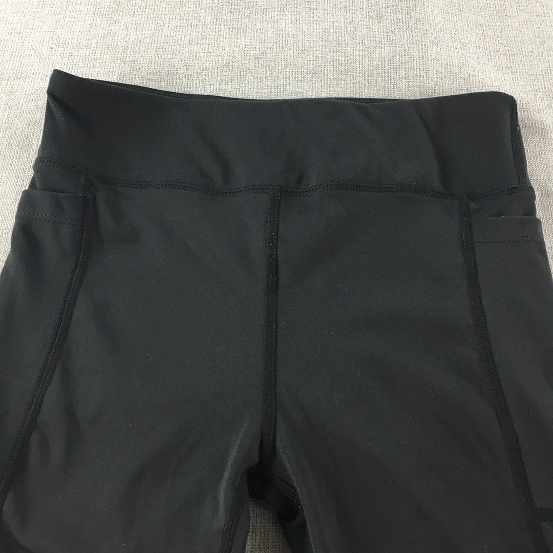 LA Gear Kids Girls Leggings Size 12 Black Activewear Pants