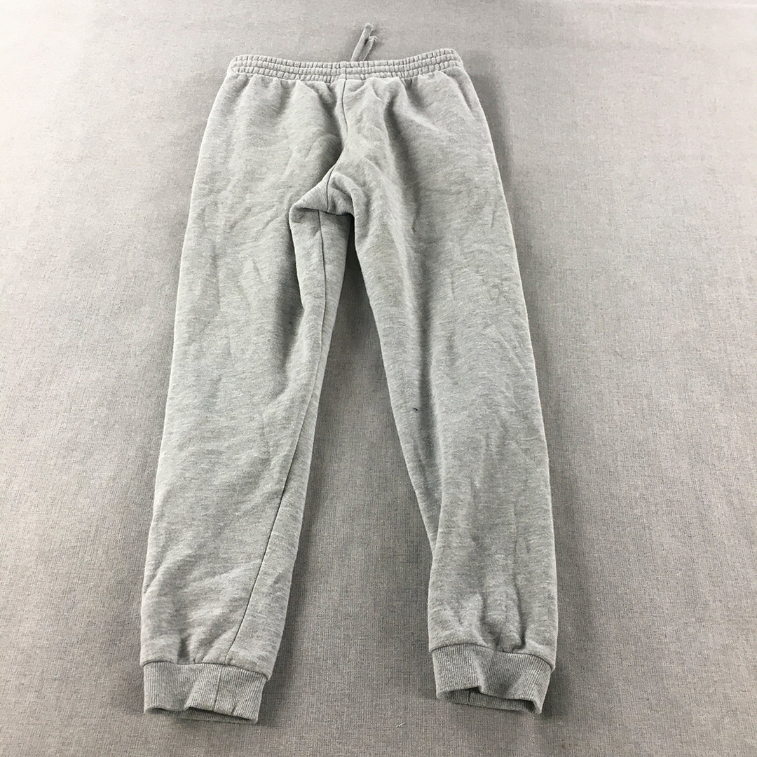 FILA Kids Boys Tracksuit Pants Size 12 Grey Logo Jogger Side Pockets